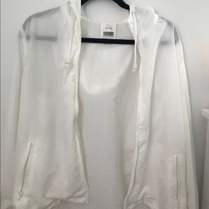 Brandy Melville sheer white jacket